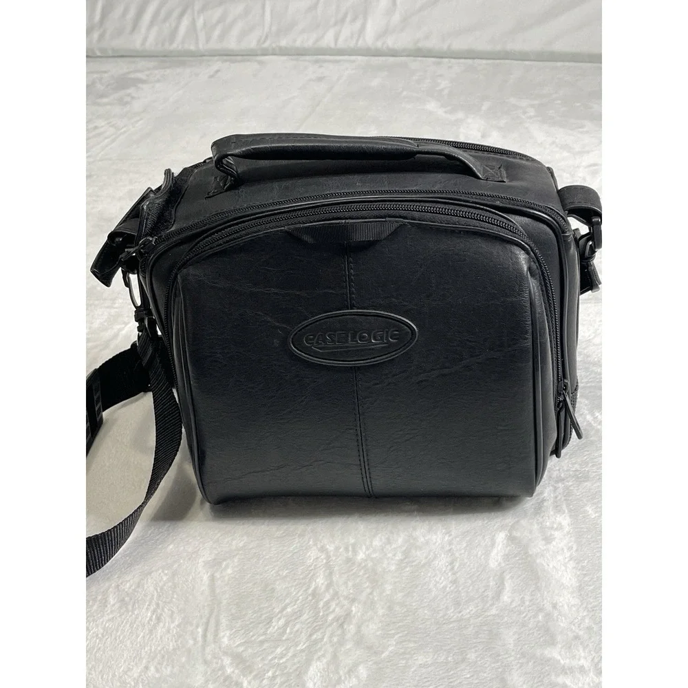 Vintage Case Logic Camera Bag 11 X8X8 3 Compartment‎ Inside Multiple Pockets